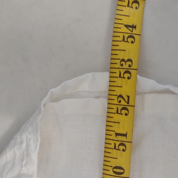 Women's Long White Maxi Dress with Beautiful Light Pink & Green Rose Embroidery - Picture 7 of 10